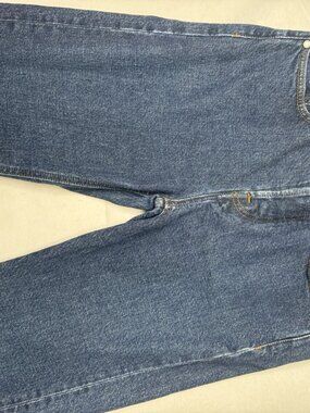 Trussardi Jeans Womens Straight Leg Medium Wash Greyhound Pocket Italian 28